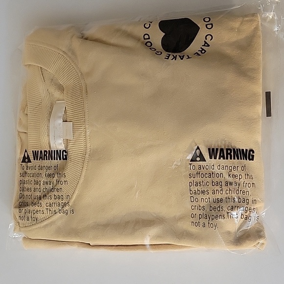 Spiritual Gangster Take Good Care Vintage Terry Crop Sweatshirt- NWT Med… - Picture 8 of 8